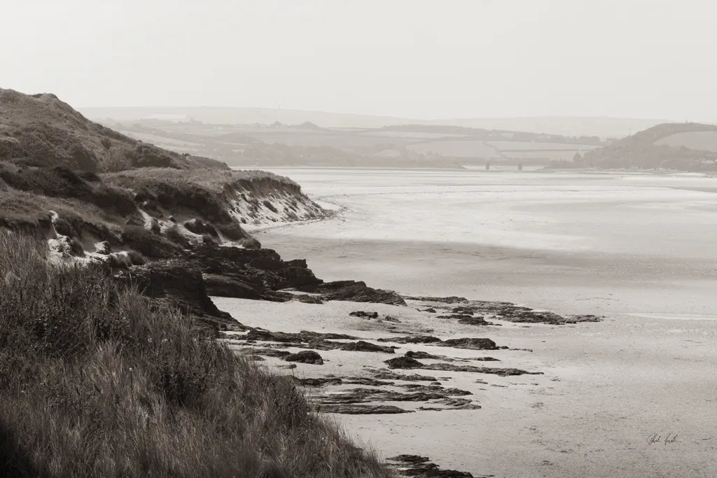 Rock Beach by Deborah Revell. SKU 101000i. Archival Giclee Fine art print for wall decor.