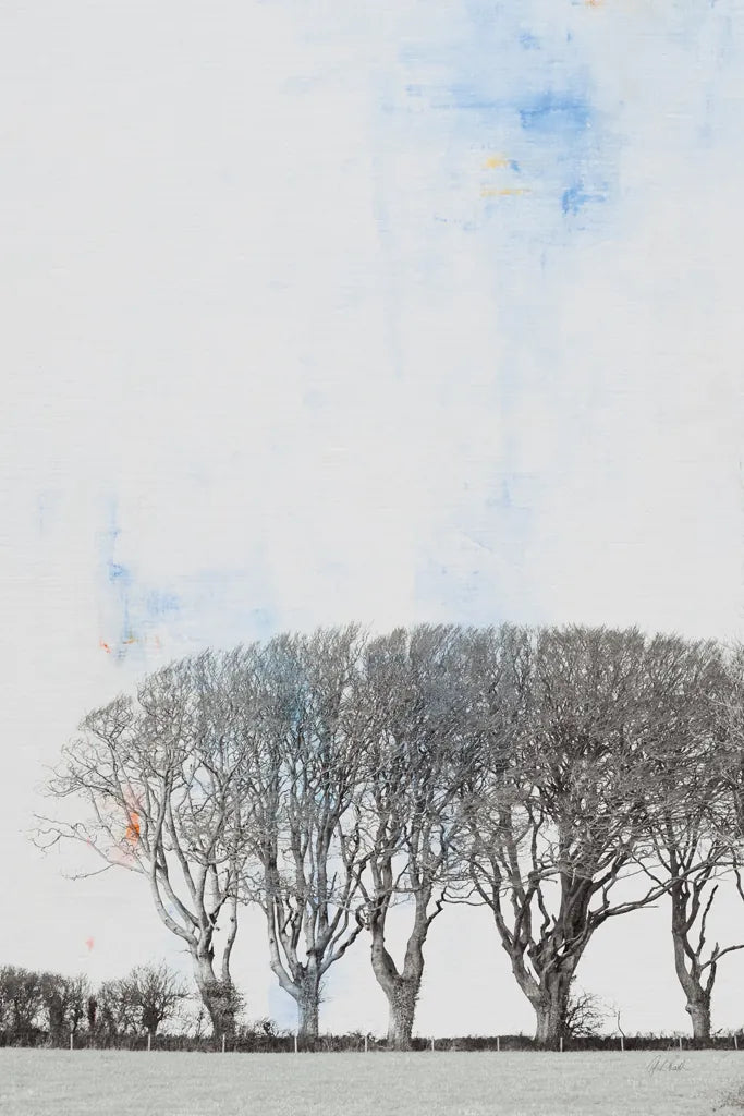 Row of Trees by Deborah Revell. SKU 90977h. Archival Giclee Fine art print for wall decor.