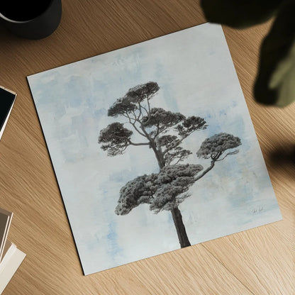 Salcombe Tree by Deborah Revell. Shown as a detailed flat fine art print, highlighting archival giclee quality. Available as an archival giclee rolled canvas, fine art paper, or poster print. SKU 93440a.