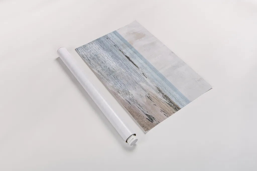 Secret Beach by Deborah Revell. shown as a rolled paper print. Available as archival giclee rolled canvas, fine art paper, or poster print. SKU 94274i.