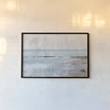 Secret Beach by Deborah Revell. shown as a paper print in a black flame. Available as a archival giclee rolled canvas, fine art paper, or poster print. SKU 94274i.