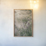 Secret Garden IV by Deborah Revell. shown as a paper print in a natural frame. Available as a archival giclee rolled canvas, fine art paper, or poster print. SKU 94367h.