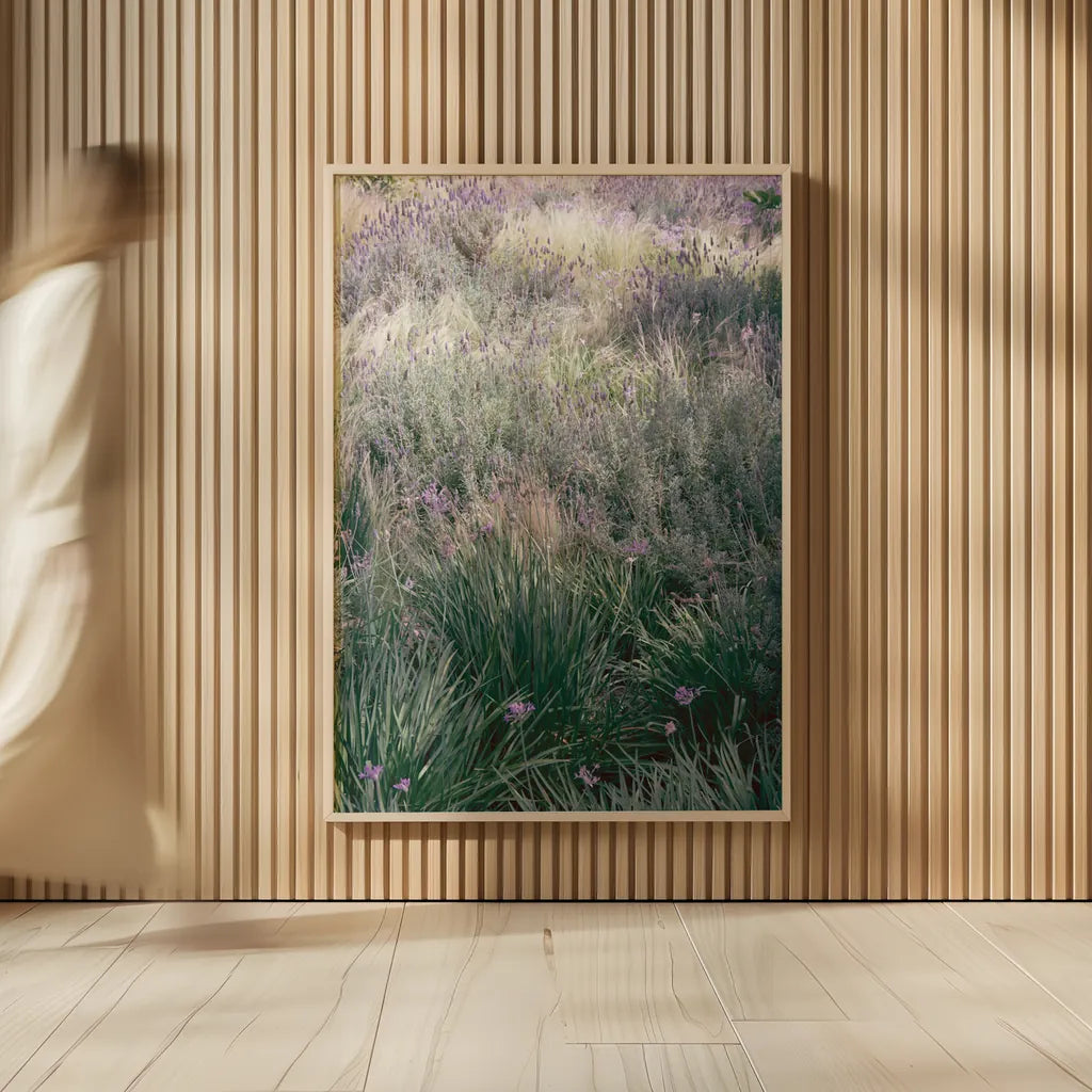 Secret Garden IX by Deborah Revell. shown as over sized large wall art. Available as an archival giclee rolled canvas, fine art paper, or poster print. SKU 94372h.