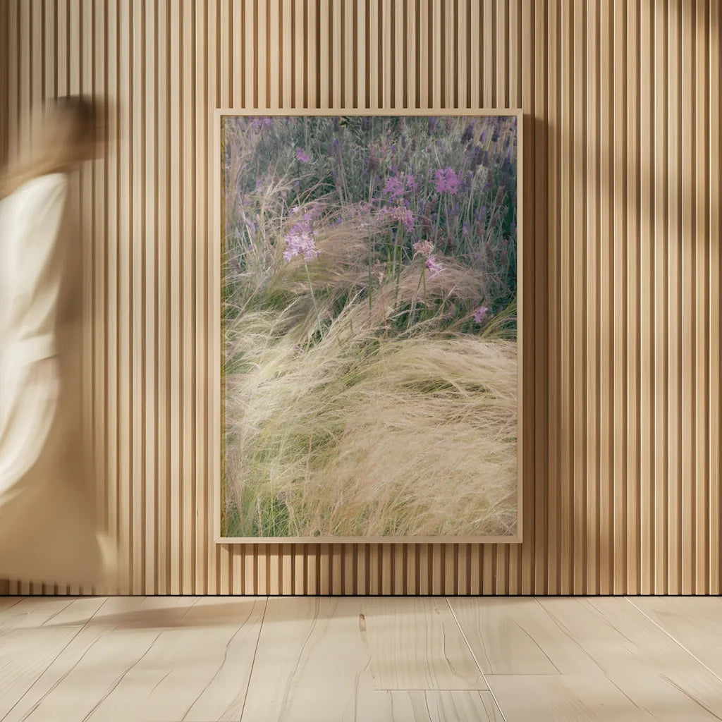 Secret Garden V by Deborah Revell. shown as over sized large wall art. Available as an archival giclee rolled canvas, fine art paper, or poster print. SKU 94368h.