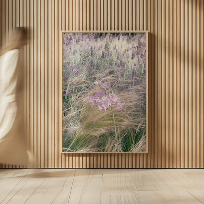 Secret Garden VII by Deborah Revell. shown as over sized large wall art. Available as an archival giclee rolled canvas, fine art paper, or poster print. SKU 94370h.