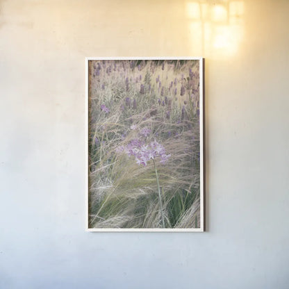 Secret Garden VII by Deborah Revell. shown as a paper print in a white frame. Available as a archival giclee rolled canvas, fine art paper, or poster print. SKU 94370h.