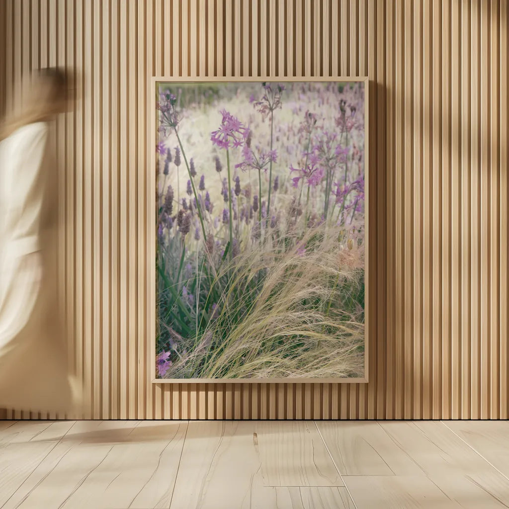 Secret Garden VIII by Deborah Revell. shown as over sized large wall art. Available as an archival giclee rolled canvas, fine art paper, or poster print. SKU 94371h.