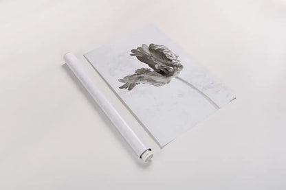 Sepia Tulip III by Deborah Revell. shown as a rolled paper print. Available as archival giclee rolled canvas, fine art paper, or poster print. SKU 93420h.