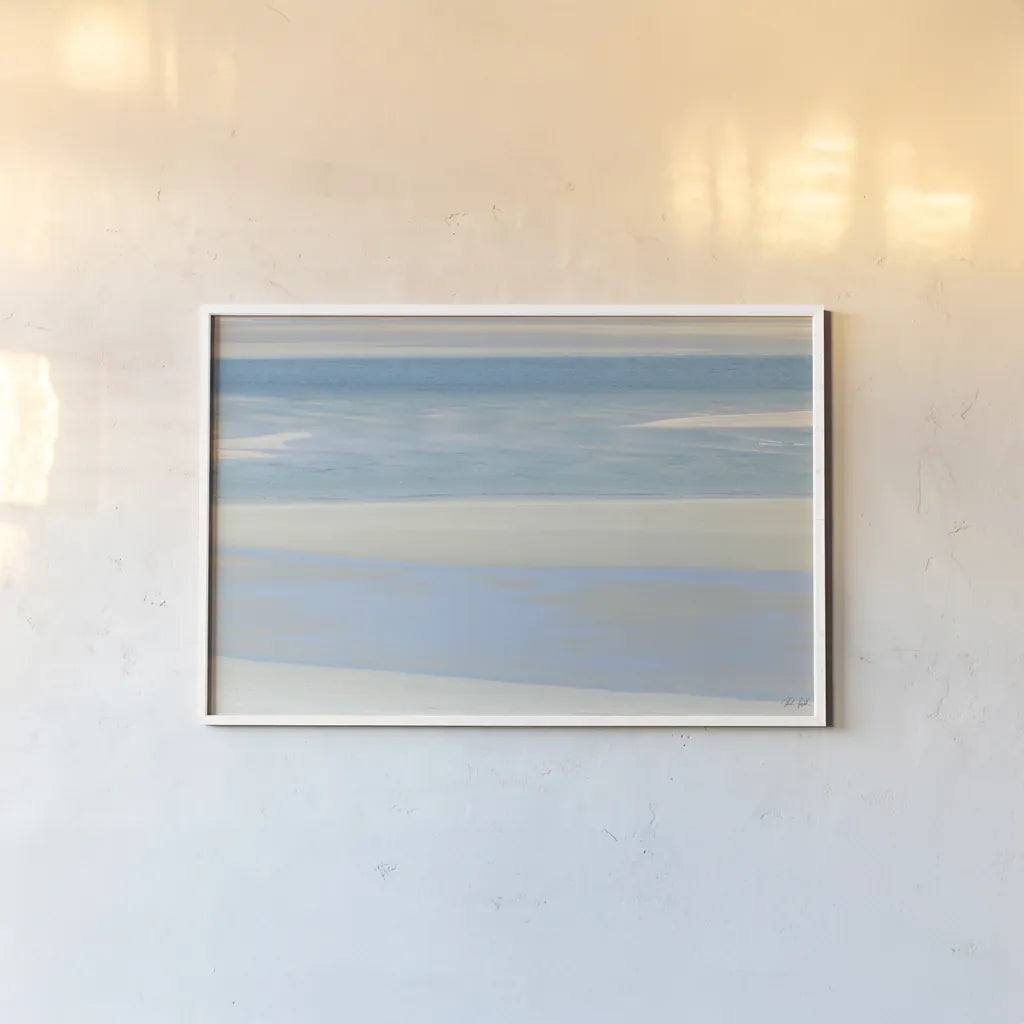 Serenity I by Deborah Revell. shown as a paper print in a white frame. Available as a archival giclee rolled canvas, fine art paper, or poster print. SKU 100991i.