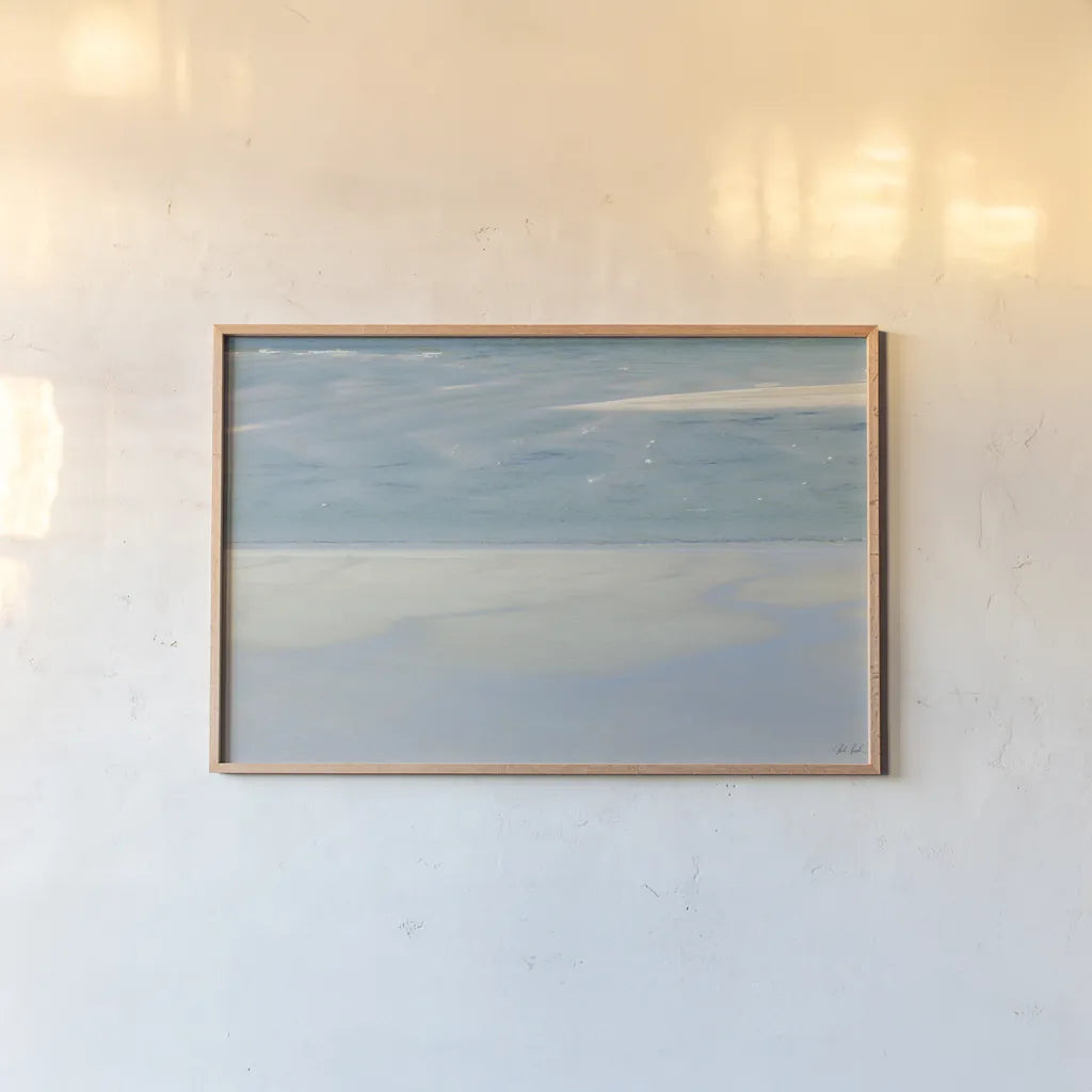 Serenity II by Deborah Revell. shown as a paper print in a natural frame. Available as a archival giclee rolled canvas, fine art paper, or poster print. SKU 100992i.