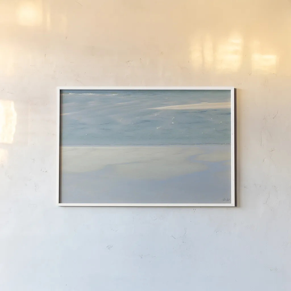 Serenity II by Deborah Revell. shown as a paper print in a white frame. Available as a archival giclee rolled canvas, fine art paper, or poster print. SKU 100992i.