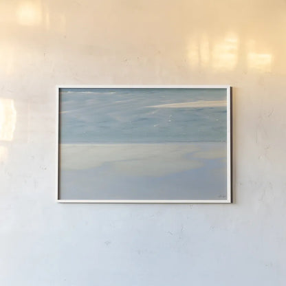 Serenity II by Deborah Revell. shown as a paper print in a white frame. Available as a archival giclee rolled canvas, fine art paper, or poster print. SKU 100992i.