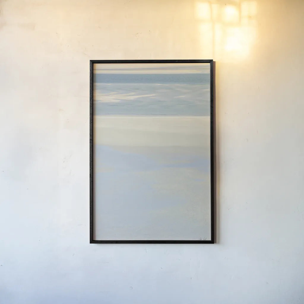 Serenity III by Deborah Revell. shown as a paper print in a black flame. Available as a archival giclee rolled canvas, fine art paper, or poster print. SKU 100993h.