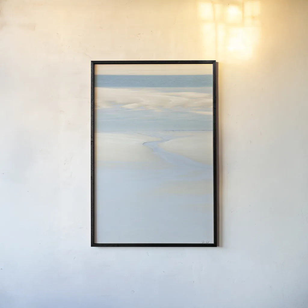 Serenity IV by Deborah Revell. shown as a paper print in a black flame. Available as a archival giclee rolled canvas, fine art paper, or poster print. SKU 100994h.