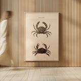 Shore and Fiddler Crab by Deborah Revell. shown as over sized large wall art. Available as an archival giclee rolled canvas, fine art paper, or poster print. SKU 95764h.
