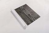 Snow Rackets by Deborah Revell. shown as a rolled paper print. Available as archival giclee rolled canvas, fine art paper, or poster print. SKU 96614h.