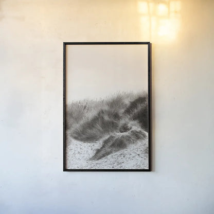 Soluna Dunes I by Deborah Revell. shown as a paper print in a black flame. Available as a archival giclee rolled canvas, fine art paper, or poster print. SKU 102767h.