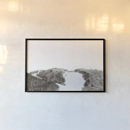 Soluna Dunes III by Deborah Revell. shown as a paper print in a black flame. Available as a archival giclee rolled canvas, fine art paper, or poster print. SKU 102769i.