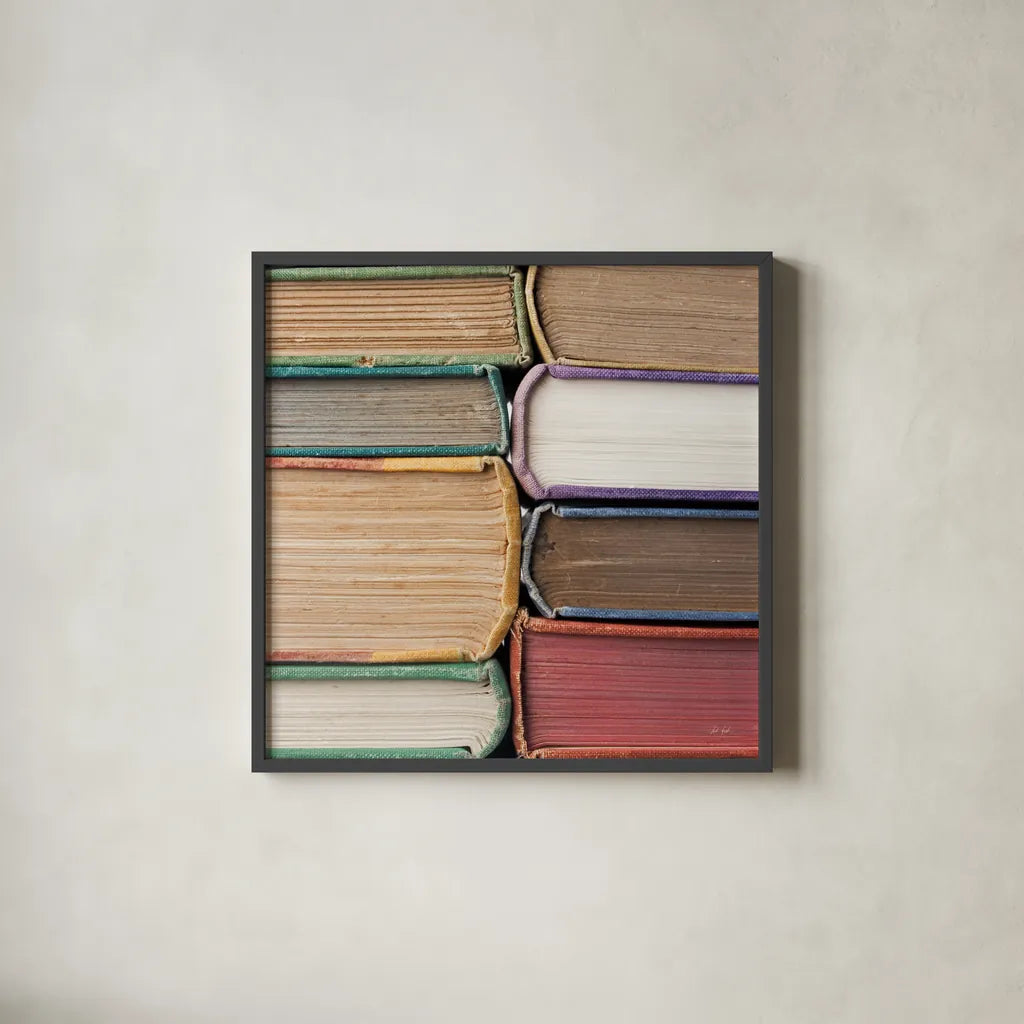 Sunday Afternoon by Deborah Revell. Shown in a sleek black glass frame for a contemporary gallery look. Available as an archival giclee rolled canvas, fine art paper, or poster print. SKU 96922a.