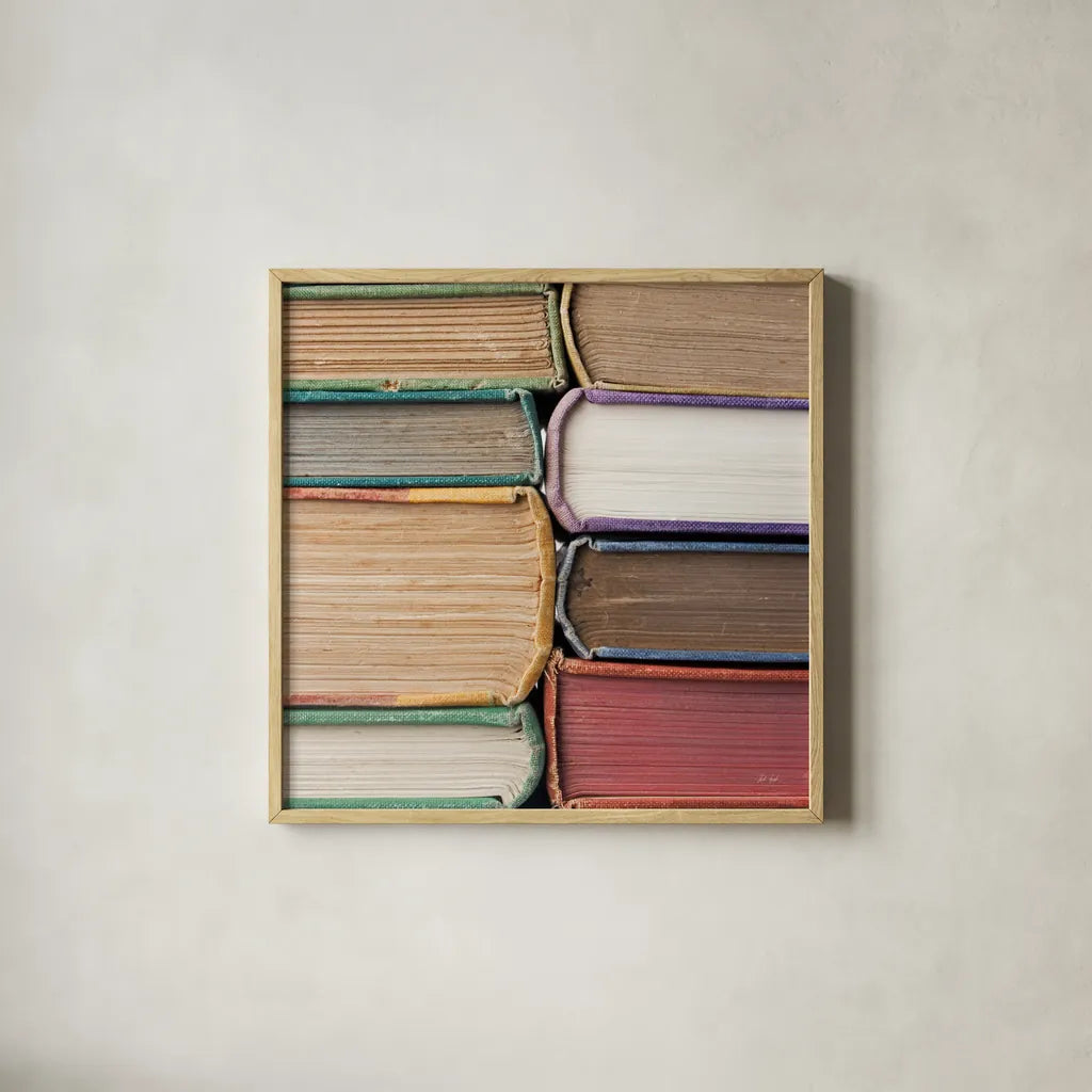 Sunday Afternoon by Deborah Revell. Shown in a natural wood glass frame for a timeless modern aesthetic. Available as an archival giclee rolled canvas, fine art paper, or poster print. SKU 96922a.