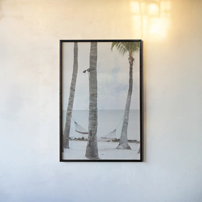 The Beach I by Deborah Revell. shown as a paper print in a black flame. Available as a archival giclee rolled canvas, fine art paper, or poster print. SKU 91853h.