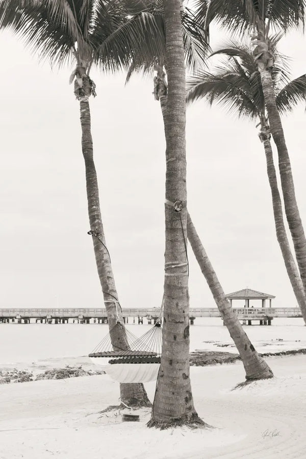The Beach II Sepia by Deborah Revell. SKU 95314h. Archival Giclee Fine art print for wall decor.