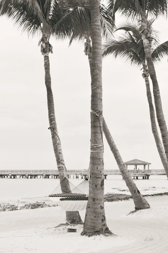 The Beach II Sepia by Deborah Revell. SKU 95314h. Archival Giclee Fine art print for wall decor.