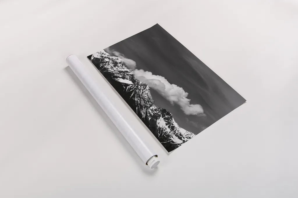 The Dolomites I by Deborah Revell. shown as a rolled paper print. Available as archival giclee rolled canvas, fine art paper, or poster print. SKU 92048i.