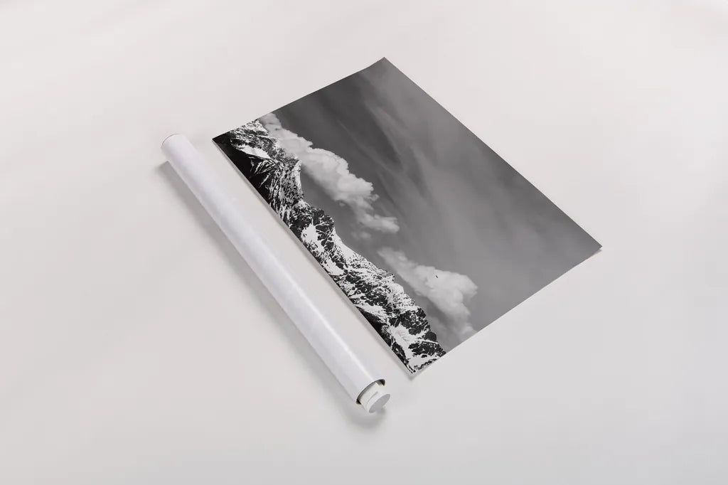 The Dolomites II by Deborah Revell. shown as a rolled paper print. Available as archival giclee rolled canvas, fine art paper, or poster print. SKU 92049i.