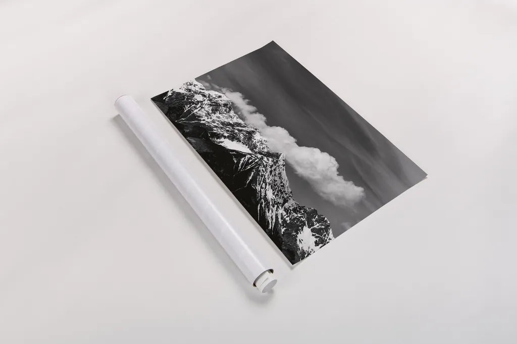 The Dolomites III by Deborah Revell. shown as a rolled paper print. Available as archival giclee rolled canvas, fine art paper, or poster print. SKU 92050i.