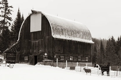 The Farm by Deborah Revell. SKU 96615i. Archival Giclee Fine art print for wall decor.