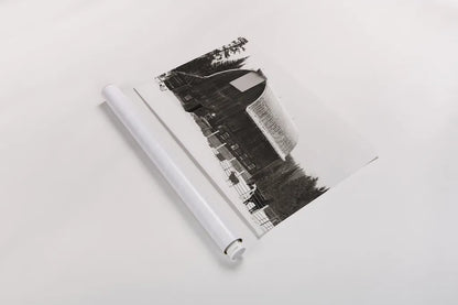 The Farm by Deborah Revell. shown as a rolled paper print. Available as archival giclee rolled canvas, fine art paper, or poster print. SKU 96615i.