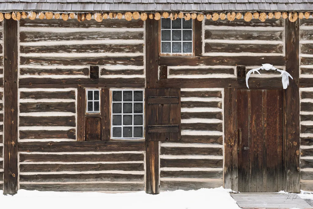 The Hunting Cabin by Deborah Revell. SKU 96611i. Archival Giclee Fine art print for wall decor.
