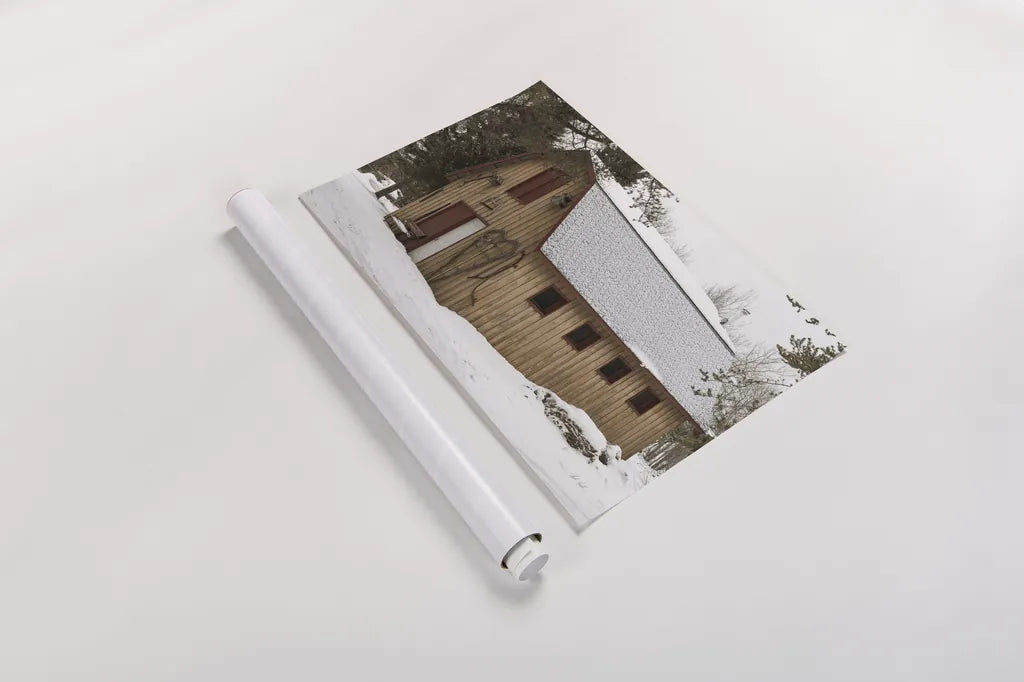 The Hunting Lodge I by Deborah Revell. shown as a rolled paper print. Available as archival giclee rolled canvas, fine art paper, or poster print. SKU 96609i.