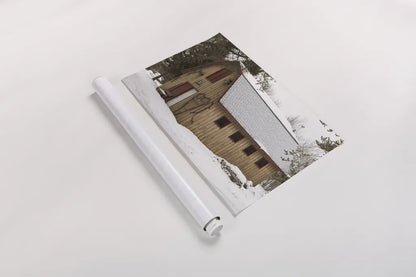 The Hunting Lodge I by Deborah Revell. shown as a rolled paper print. Available as archival giclee rolled canvas, fine art paper, or poster print. SKU 96609i.