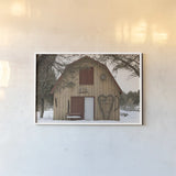 The Hunting Lodge II by Deborah Revell. shown as a paper print in a white frame. Available as a archival giclee rolled canvas, fine art paper, or poster print. SKU 96610i.