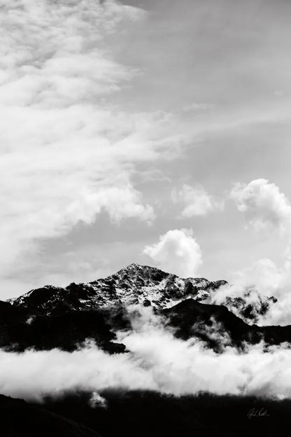 The Mountain Top by Deborah Revell. SKU 92029h. Archival Giclee Fine art print for wall decor.
