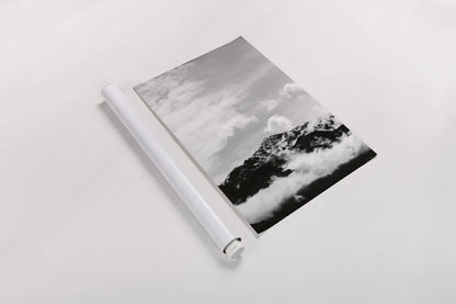 The Mountain Top by Deborah Revell. shown as a rolled paper print. Available as archival giclee rolled canvas, fine art paper, or poster print. SKU 92029h.