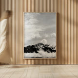 The Mountain Top by Deborah Revell. shown as over sized large wall art. Available as an archival giclee rolled canvas, fine art paper, or poster print. SKU 92029h.