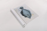 The Plaice by Deborah Revell. shown as a rolled paper print. Available as archival giclee rolled canvas, fine art paper, or poster print. SKU 91180i.