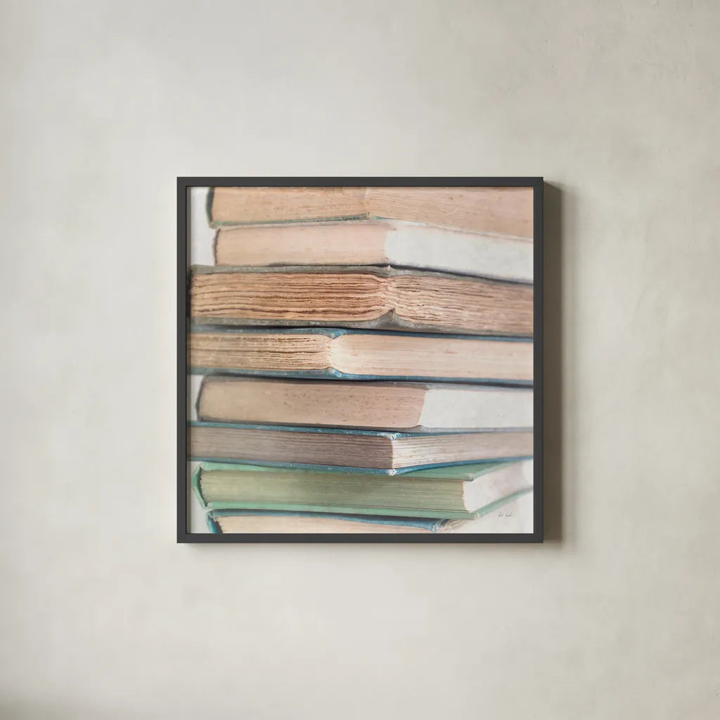 The Promise of Mystery by Deborah Revell. Shown in a sleek black glass frame for a contemporary gallery look. Available as an archival giclee rolled canvas, fine art paper, or poster print. SKU 96923a.