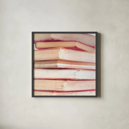 The Promise of Romance by Deborah Revell. Shown in a sleek black glass frame for a contemporary gallery look. Available as an archival giclee rolled canvas, fine art paper, or poster print. SKU 96924a.