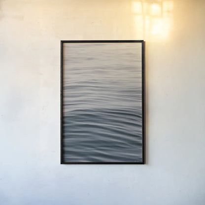 The Silent Sea I by Deborah Revell. shown as a paper print in a black flame. Available as a archival giclee rolled canvas, fine art paper, or poster print. SKU 100987h.