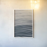 The Silent Sea I by Deborah Revell. shown as a paper print in a white frame. Available as a archival giclee rolled canvas, fine art paper, or poster print. SKU 100987h.