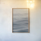 The Silent Sea II by Deborah Revell. shown as a paper print in a natural frame. Available as a archival giclee rolled canvas, fine art paper, or poster print. SKU 100988h.