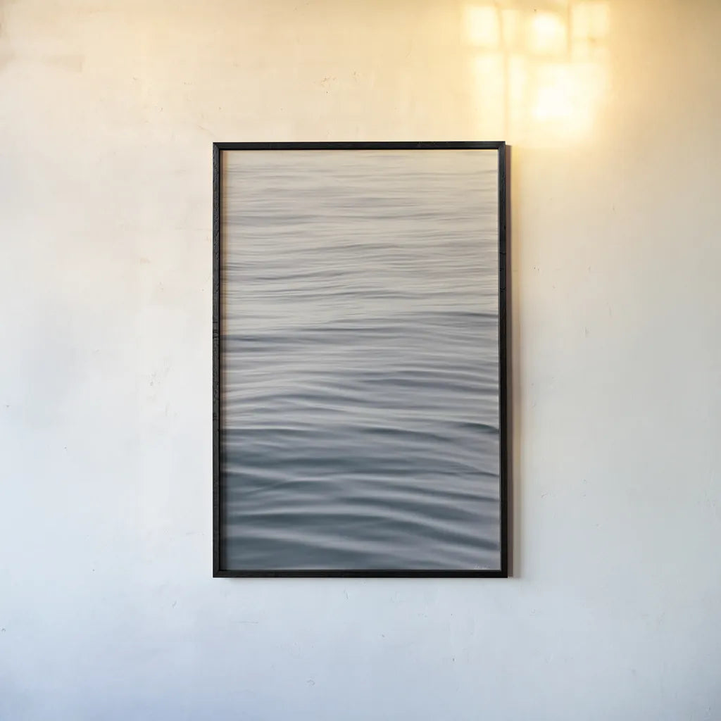 The Silent Sea IV by Deborah Revell. shown as a paper print in a black flame. Available as a archival giclee rolled canvas, fine art paper, or poster print. SKU 100990h.
