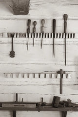 The Workshop I by Deborah Revell. SKU 96612h. Archival Giclee Fine art print for wall decor.