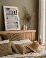 The Workshop I by Deborah Revell. shown as a paper print in a natural frame. Available as a archival giclee rolled canvas, fine art paper, or poster print. SKU 96612h.