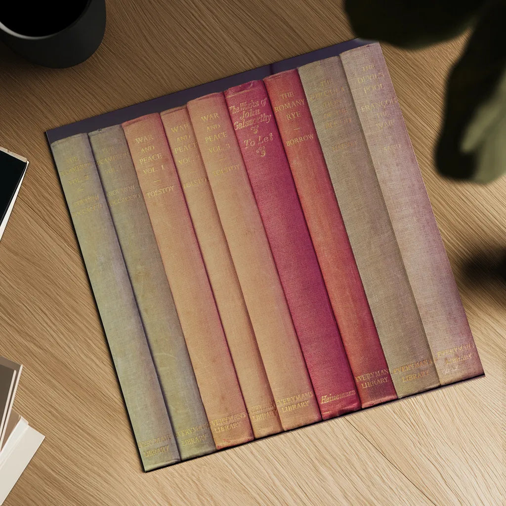 Tolstoy by Deborah Revell. Shown as a detailed flat fine art print, highlighting archival giclee quality. Available as an archival giclee rolled canvas, fine art paper, or poster print. SKU 96925a.