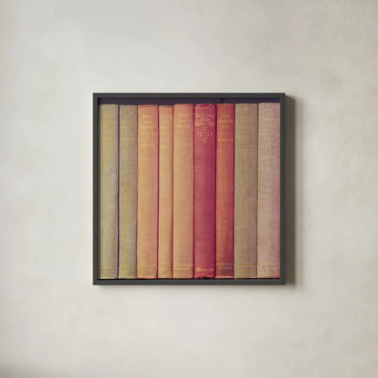 Tolstoy by Deborah Revell. Shown in a sleek black glass frame for a contemporary gallery look. Available as an archival giclee rolled canvas, fine art paper, or poster print. SKU 96925a.